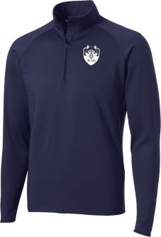 Sport-Tek Adult Sport-Wick Stretch 1/2-Zip Pullover, Navy